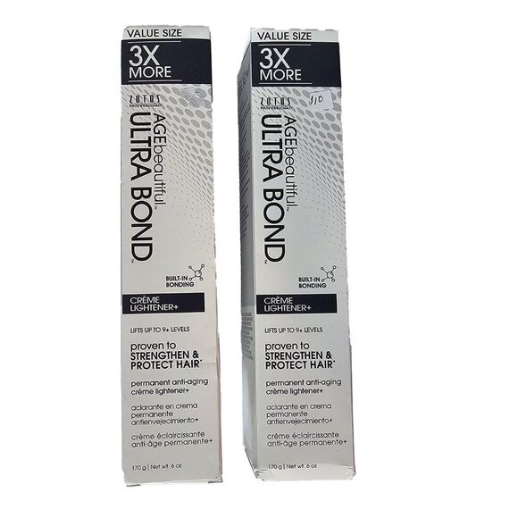 2 for 20 Zotos Age Beautiful Ultra Bond Lightener 6 oz Size - Picture 1 of 1